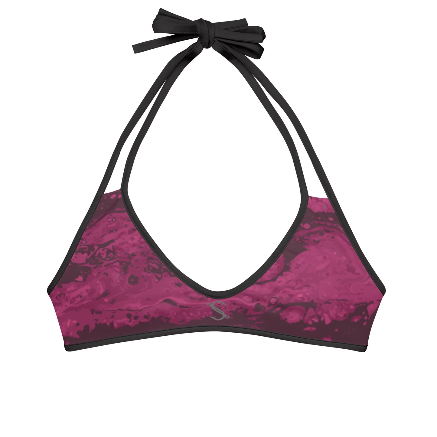 Southern Salt Berry Ocean Vibes - Reversible Bikini Top - Southern Salt Coastal Apparel