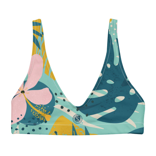 Southern Salt Tropical Breeze - Recyled Padded Bikini Top - Southern Salt Coastal Apparel