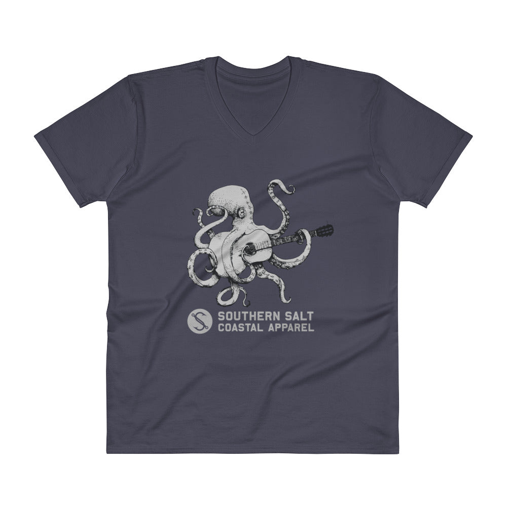 Southern Salt Jammin' – Vintage V Neck Tee - Southern Salt Coastal Apparel