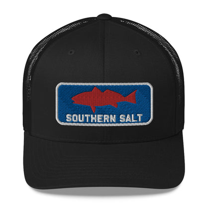 Southern Salt Big Red Patch - Mesh Snapback - Southern Salt Coastal Apparel