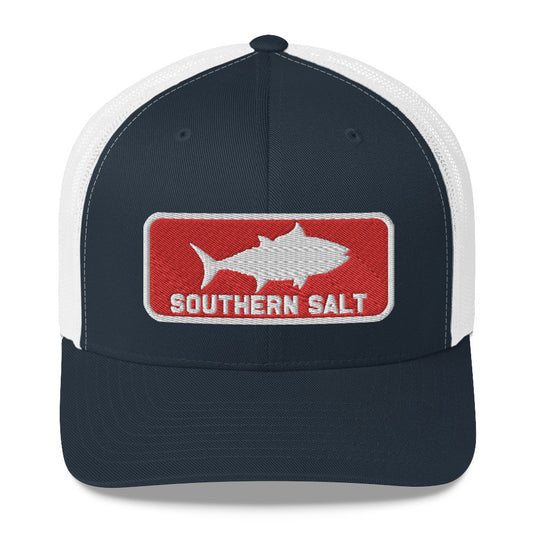 Southern Salt Big Tuna Patch - Mesh Snapback - Southern Salt Coastal Apparel