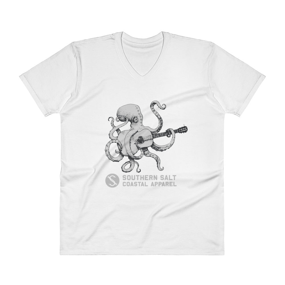 Southern Salt Jammin' – Vintage V Neck Tee - Southern Salt Coastal Apparel