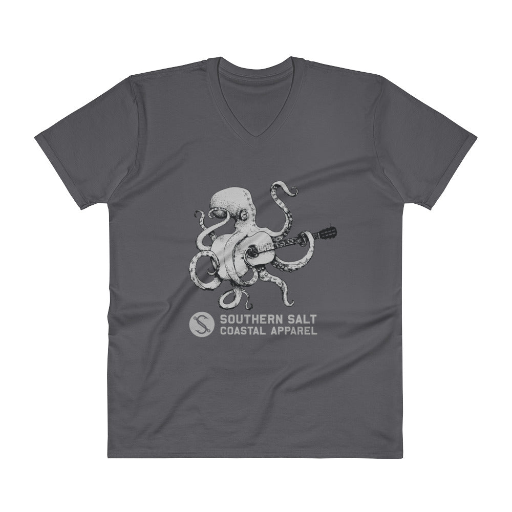 Southern Salt Jammin' – Vintage V Neck Tee - Southern Salt Coastal Apparel