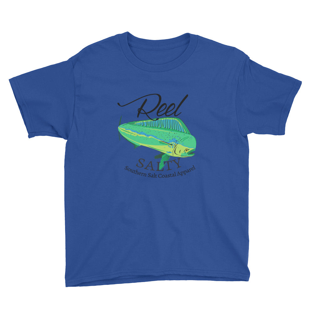 Southern Salt Reel Salty - Youth Short Sleeve T-Shirt - Southern Salt Coastal Apparel