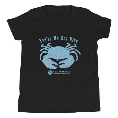 Southern Salt Blue Crab - Youth Tee - Southern Salt Coastal Apparel