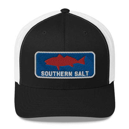 Southern Salt Big Red Patch - Mesh Snapback - Southern Salt Coastal Apparel