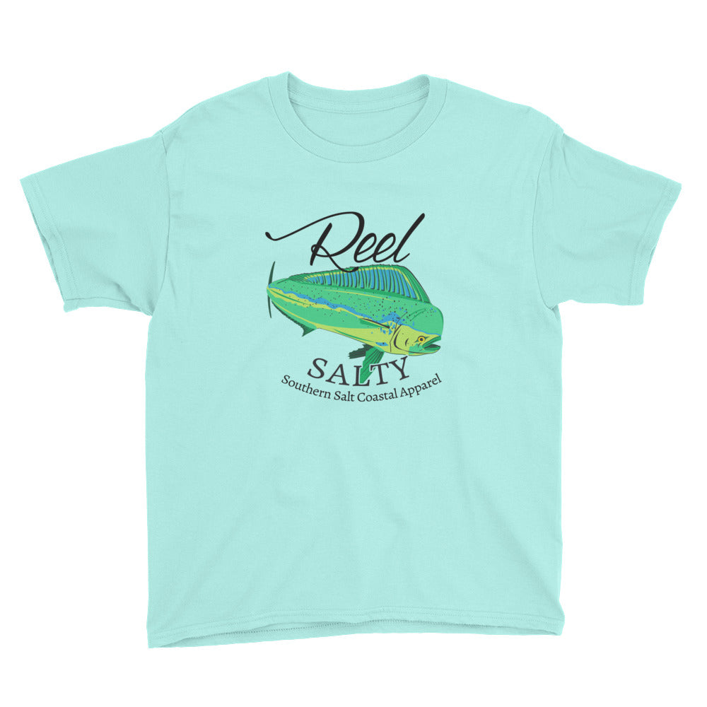 Southern Salt Reel Salty - Youth Short Sleeve T-Shirt - Southern Salt Coastal Apparel