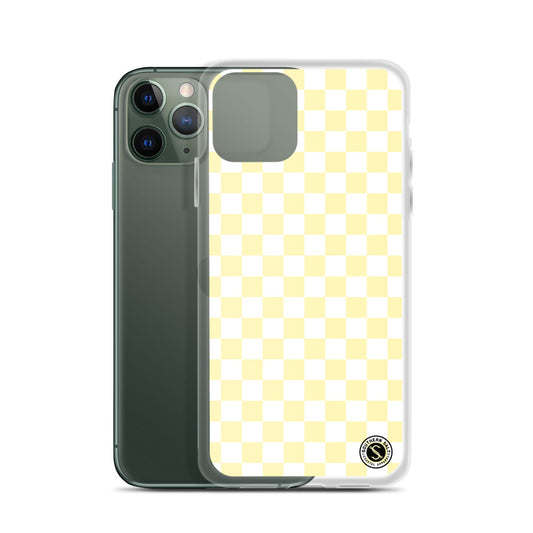 Yellow Checkerboard iPhone Case - Southern Salt Coastal Apparel
